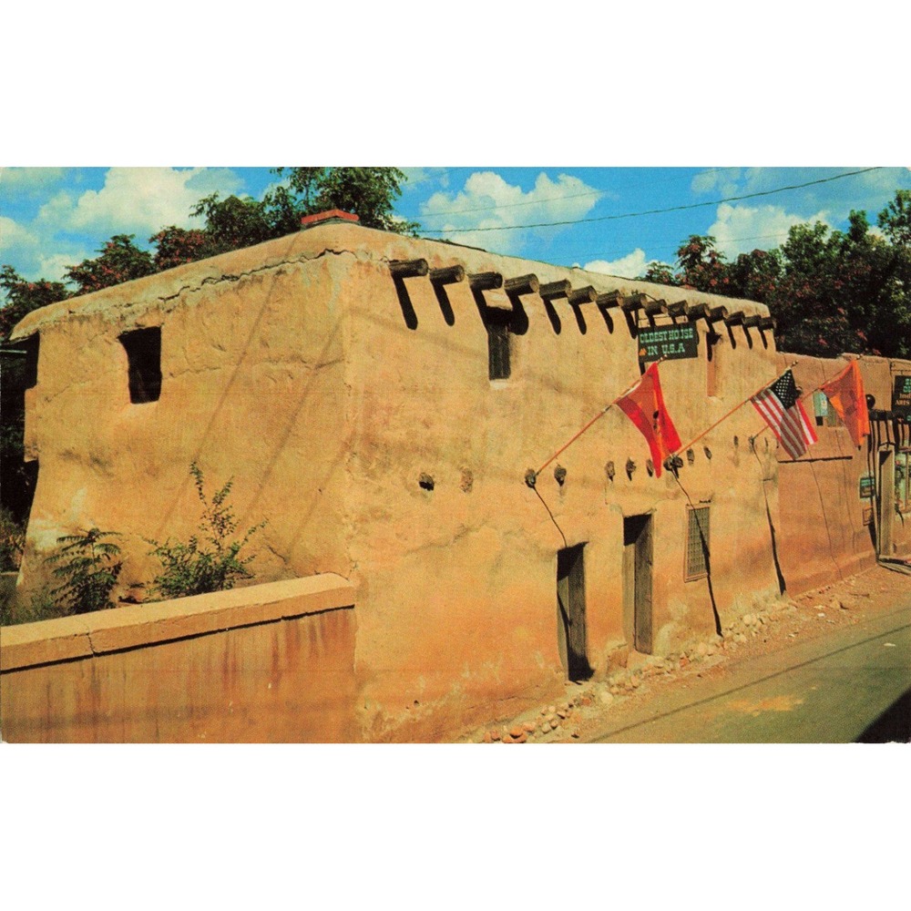 Oldest House in the United States Santa Fe New Mexico Petley Postcard SF-17 - Picture 1 of 2